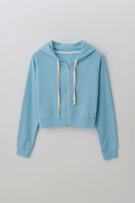t/t Cozy crop zip hoodie