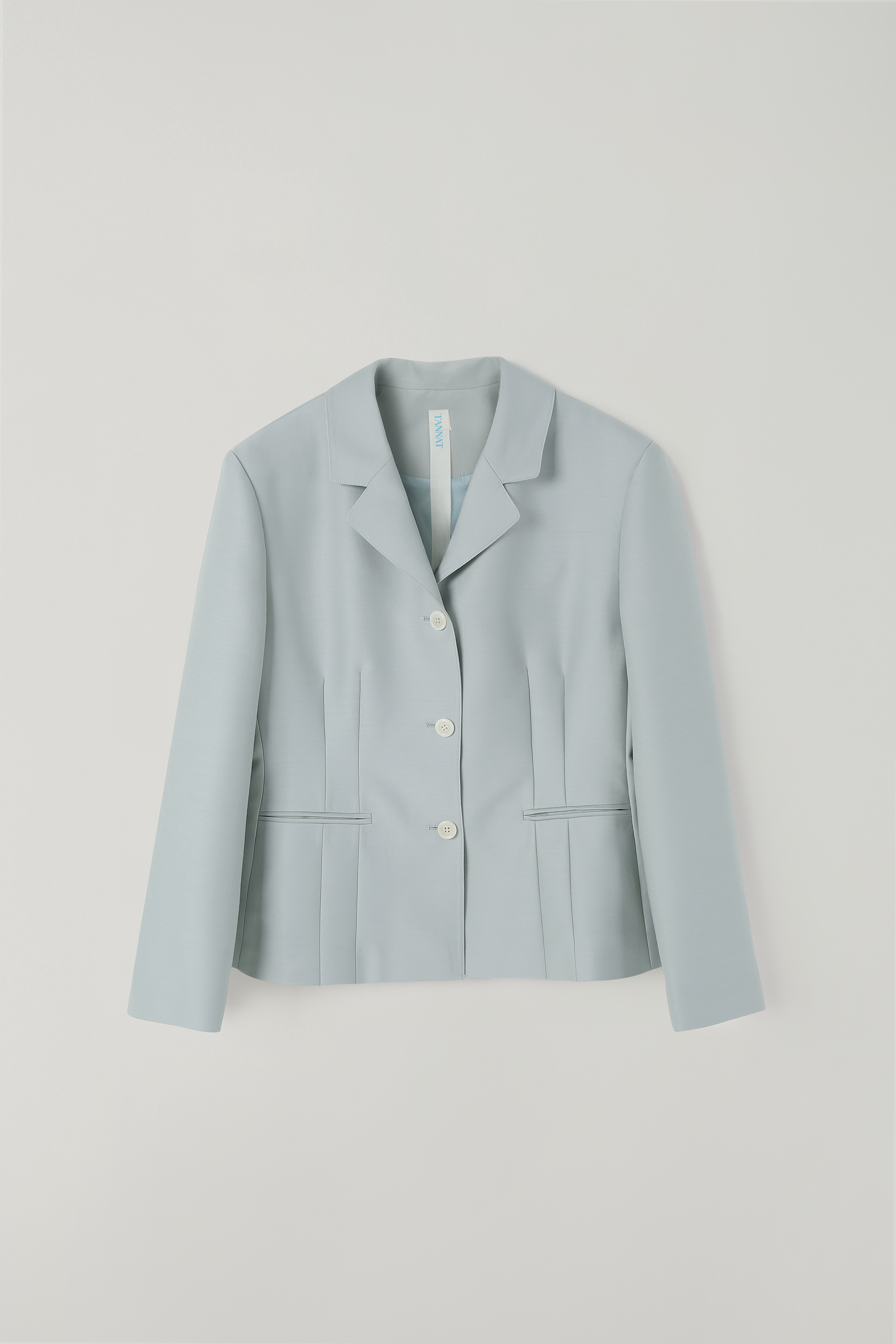 (1st re-stock) T/T Urban slim single jacket (opal blue)