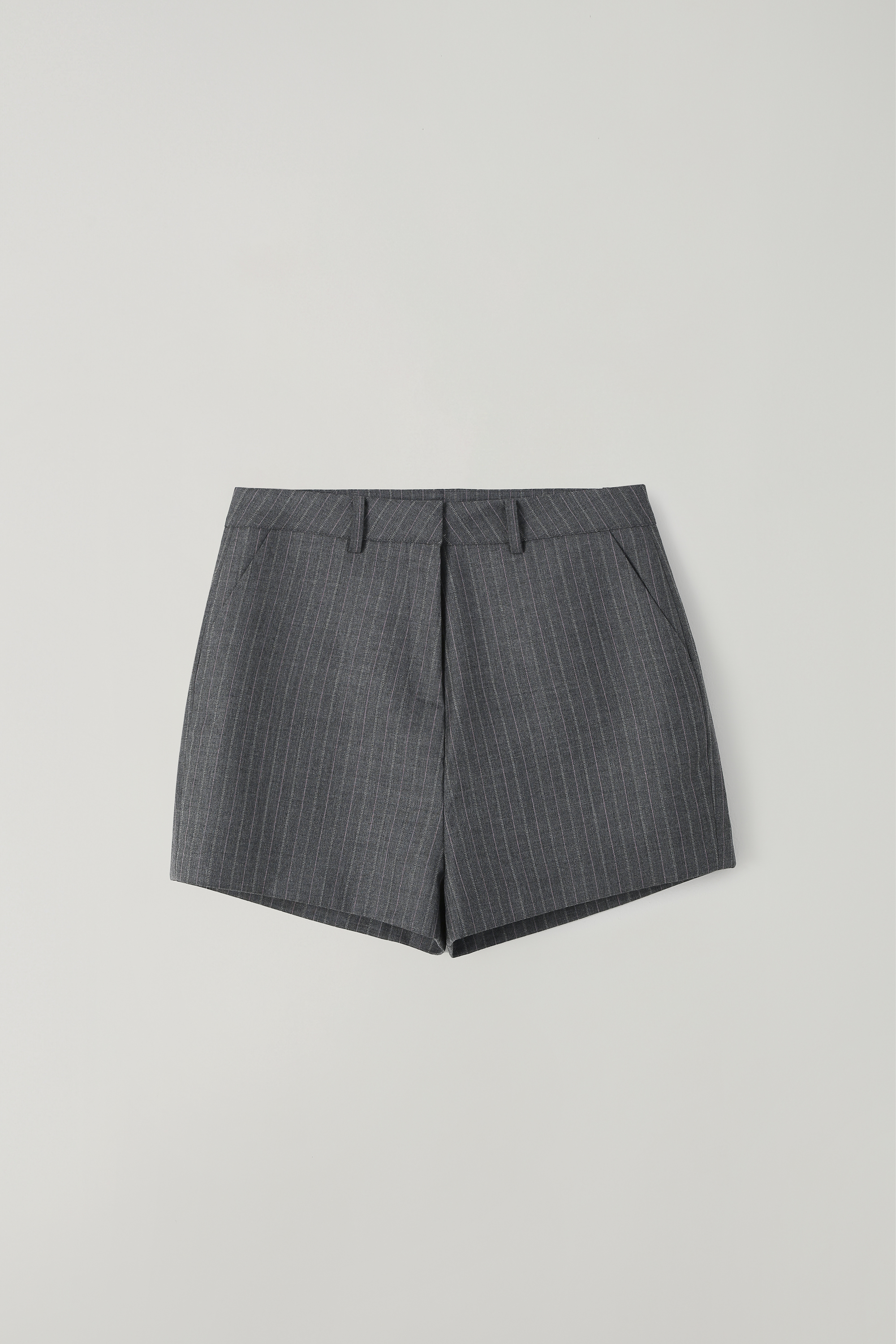 T/T Fin stripe shorts (gray)