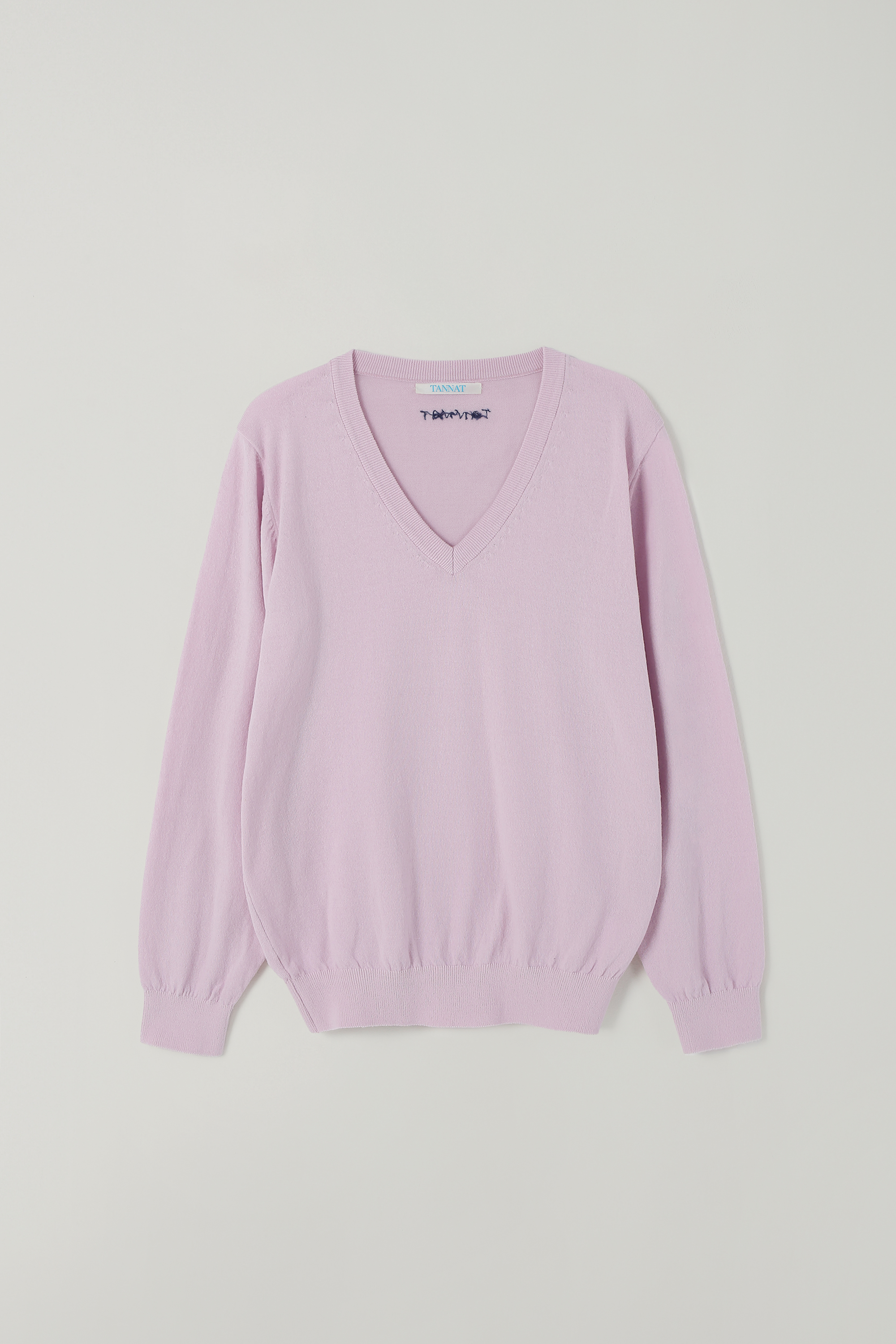 (1st re-stock)  T/T V-neck knit pullover (pink)